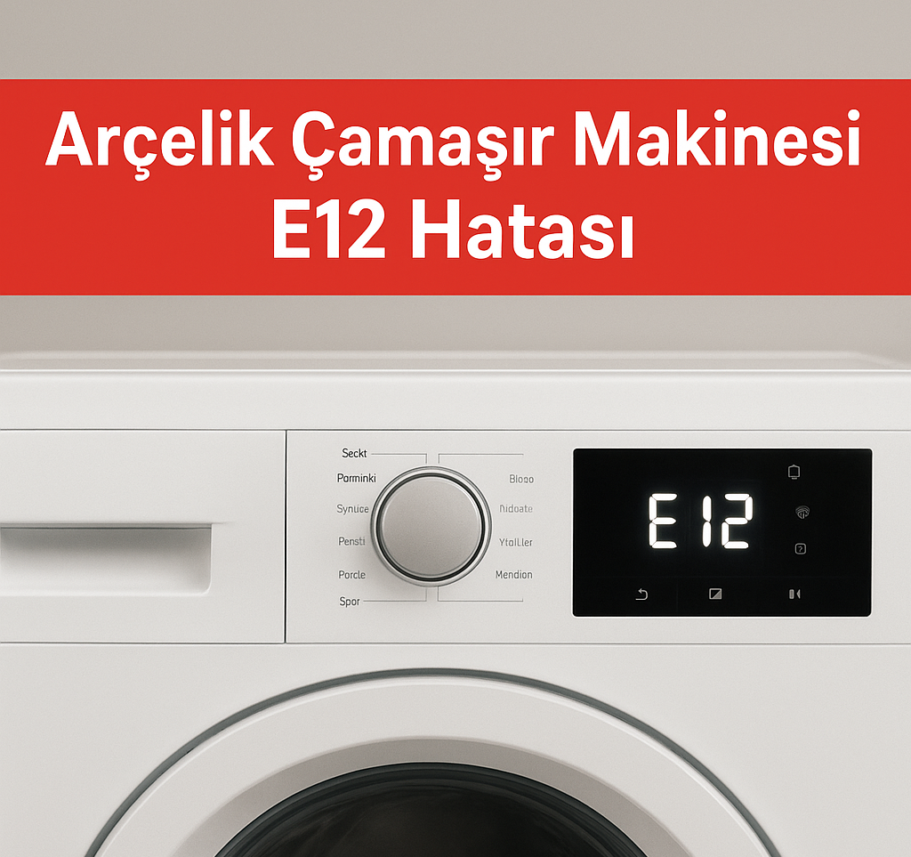 Arçelik Çamaşır Makinesi E12 Hatası Nedir?