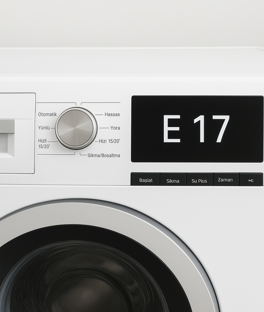 Bosch Çamaşır Makinesi E17 – F17 Hatası