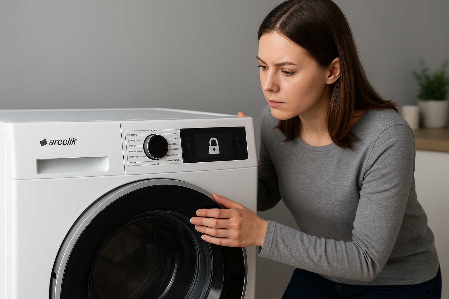 Arçelik Çamaşır Makinesi Kapak Açılmıyor Hatası – Servis Çağırmadan Önce Bunu Dene!